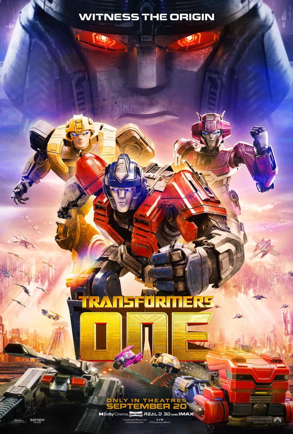 This weeks North American new movie preview 20th September 2024 - Transformers: One, Never Let Go, Wolfs, The Substance and A Mistake